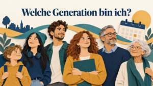 Welche Generation bin ich? Jahrgänge von Boomern bis Beta [Bildinhalt mit KI erstellt]